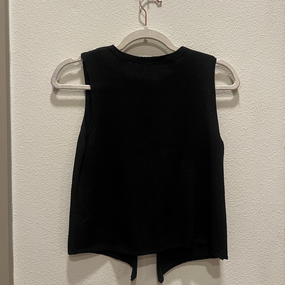 Black front tie velvet bows - Picture 3 of 3